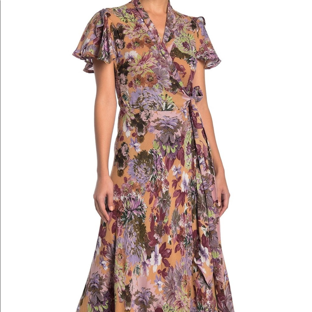 RAGA sustainable purple floral dress
